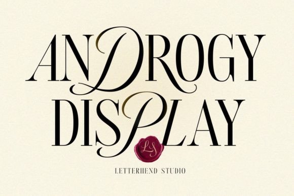 Androgy Display: A Sophisticated Serif for Elegant Branding