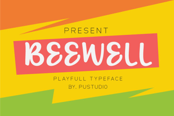 Beewell: A Fresh Display Font for Small Business Branding