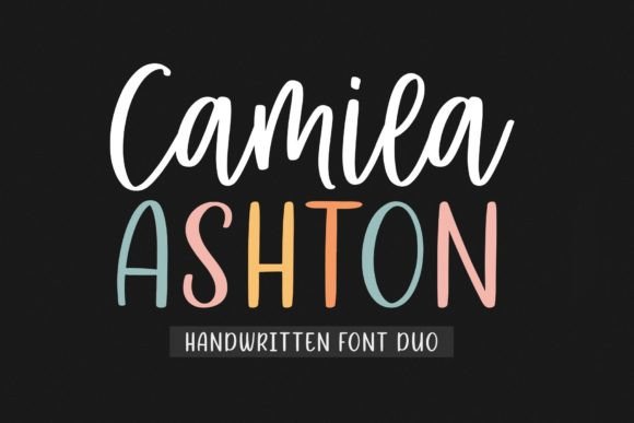 Camila Ashton: The Modern Script Font for Handmade Brands