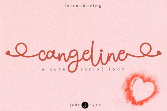 Cangeline: A Joyful Script Handwritten Font for Campaigns