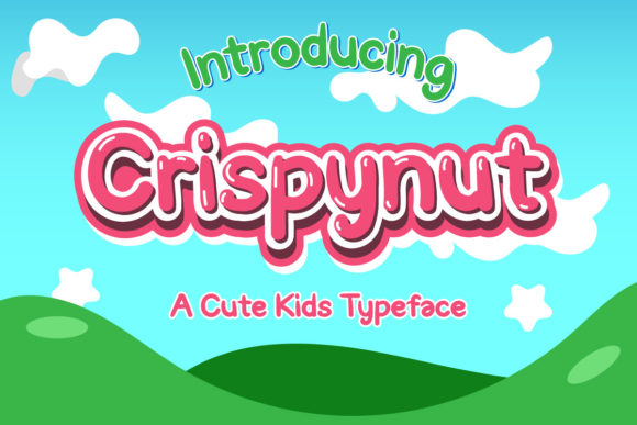 Crispynut: A Bubbly Typeface for Modern Editorial Design