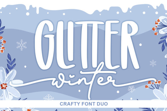 Designing Authentic Brands with Glitter Winter Typeface