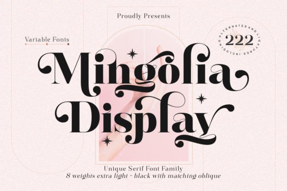 Elevate Your Brand Identity with Mingolia Display Typeface