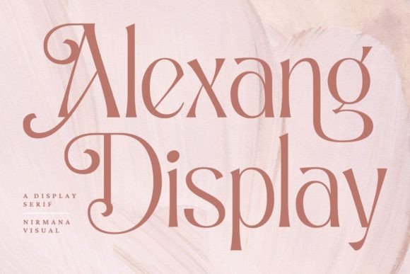 Elevate Your Brand with Alexang Display Serif Fonts