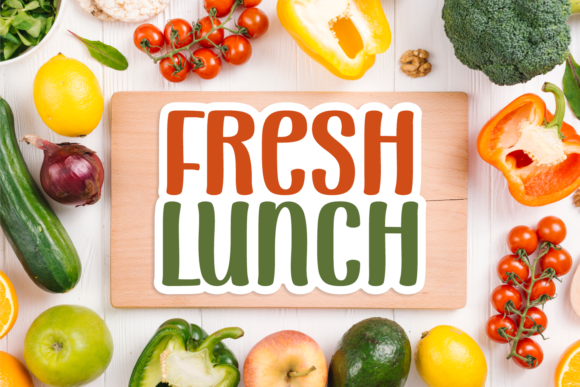 Fresh Lunch: A Fun Script Handwritten Font for Makers
