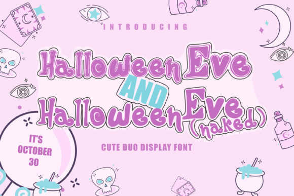 Halloween Eve Duo: A Chic Display Typeface for Web Design