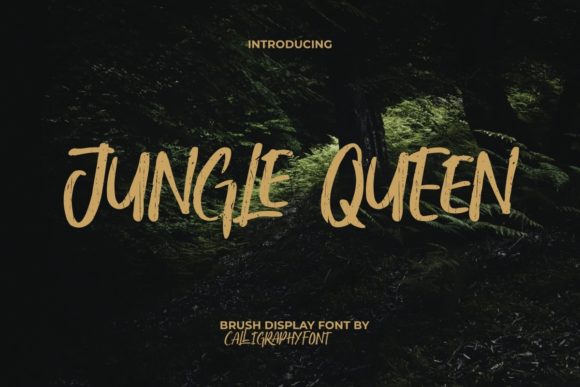 Jungle Queen: A Vintage Script Font for Editorial Design