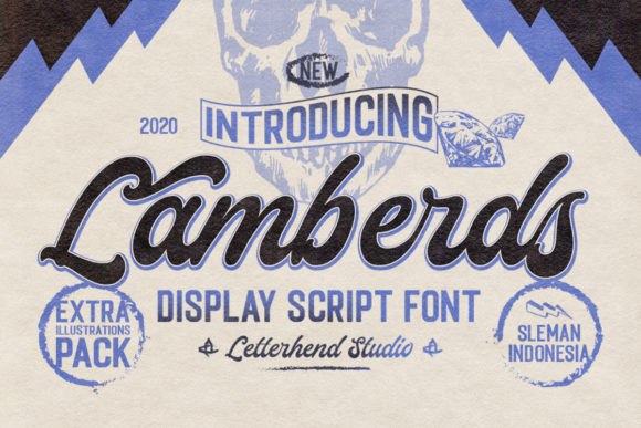 Lamberds: A Joyful Script Handwritten Font for Editors
