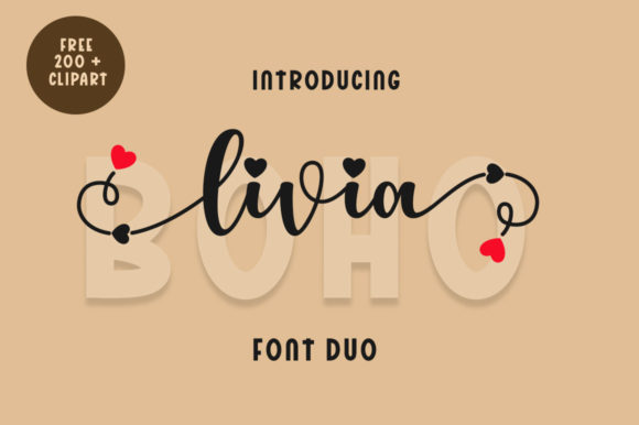 Livia Boho: A Script Handwritten Font for Editorial Design