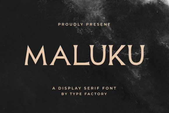 Maluku: The Minimalist Serif Font for Handmade Brands