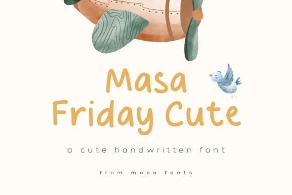 Masa Friday Cute: A Playful Display Font for Makers
