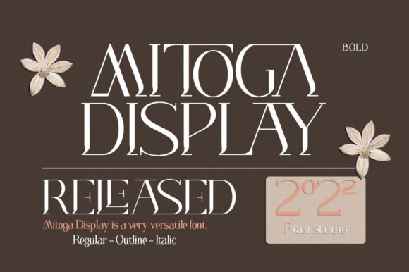 Mitoga Display: A Versatile Serif Font for Modern Branding