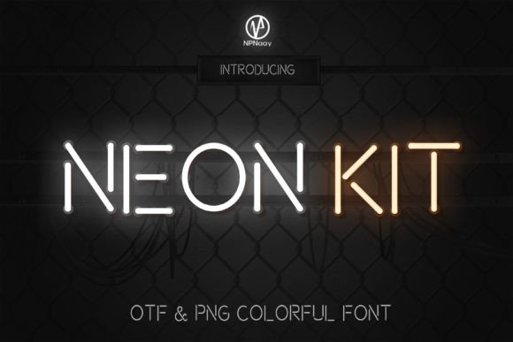 Neon Kit: A Nostalgic Display Font for Web Design
