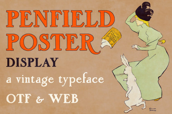Penfield Poster: A Vintage Display Typeface for Bold Branding