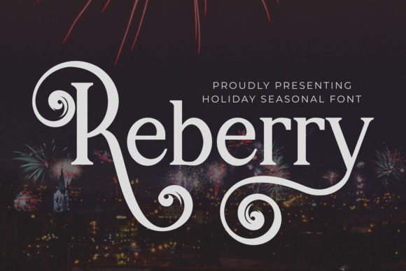 Reberry: A Cool Serif Display Font for Makers