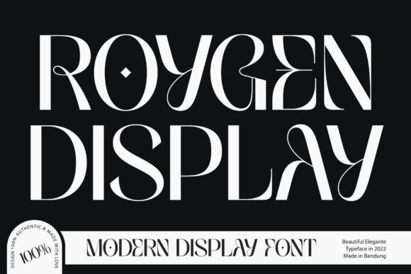 Roygen Display: A Stylish Sans Serif Font for Elegant Branding