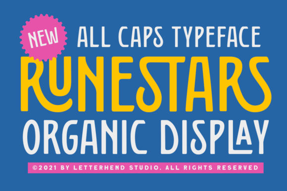 Runestars: The Organic Typeface for Modern Branding