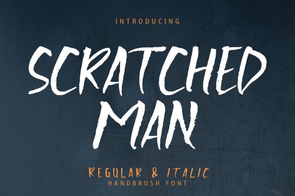 Scratchedman: A Unique Display Font for Web Design