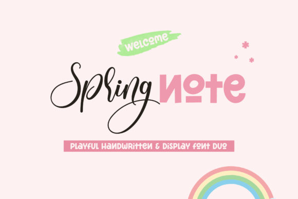 Spring Note: The Bouncy Script Font for Handmade Brands