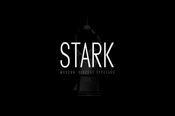 Stark: A Modern Display Typeface for Bold Editorial Design