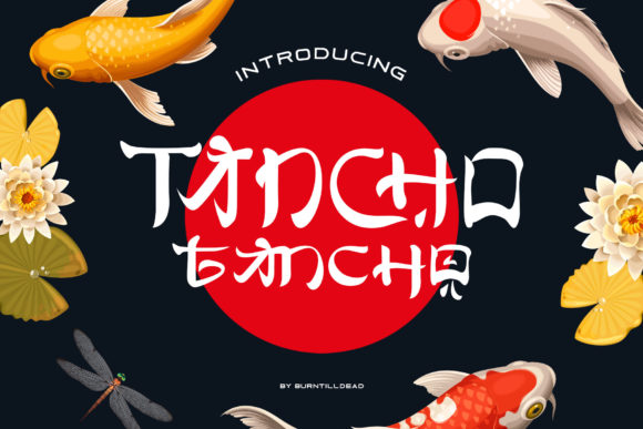 Tancho: The Japanese-Style Display Typeface for Bold Branding