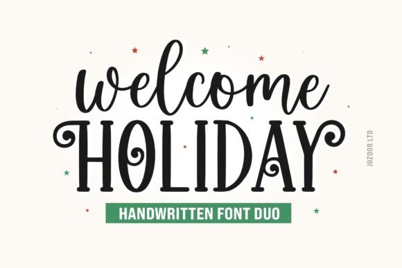 Upgrade Your Brand with Welcome Holiday Duo Font